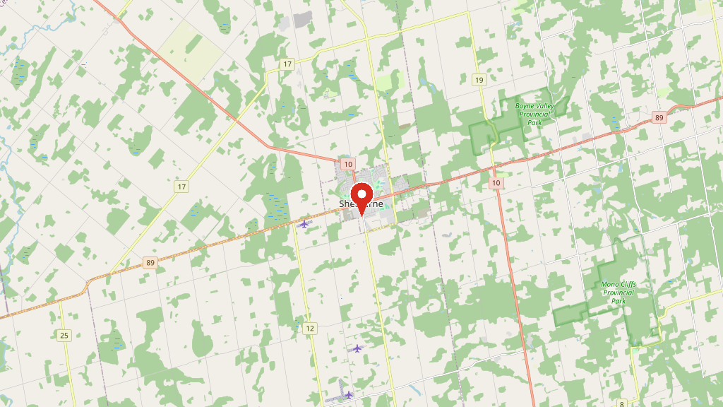 Map of our service area